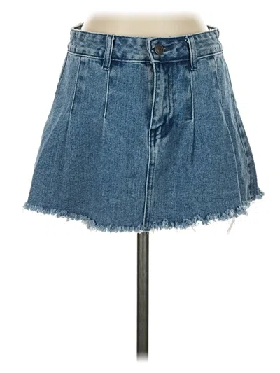 Pre-owned Pacsun Denim Skirt In Blue