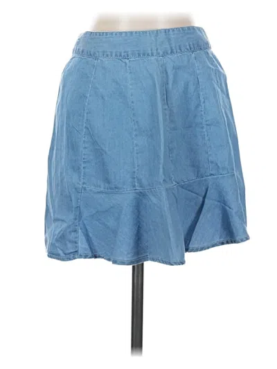 Pre-owned Pacsun Denim Skirt In Blue