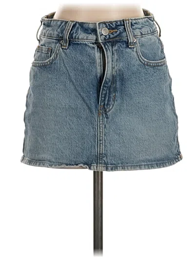 Pre-owned Pacsun Denim Skirt In Blue