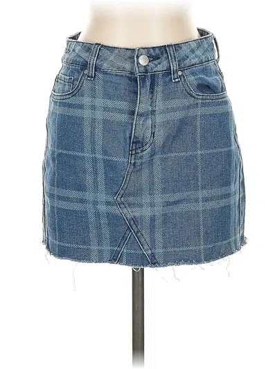 Pre-owned Pacsun Denim Skirt In Blue