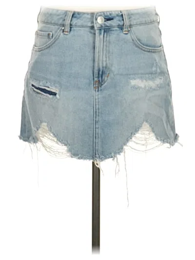 Pre-owned Pacsun Denim Skirt In Blue