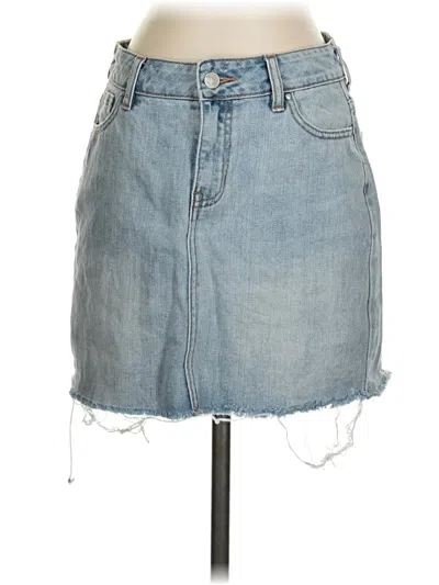 Pre-owned Pacsun Denim Skirt In Blue