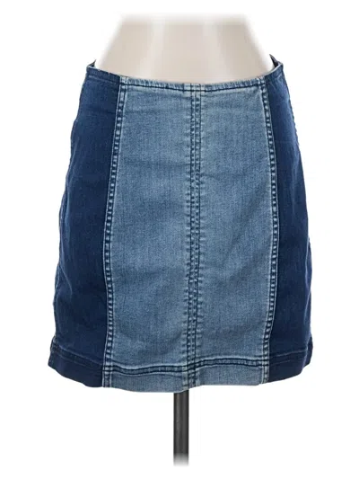 Pre-owned Pacsun Denim Skirt In Blue