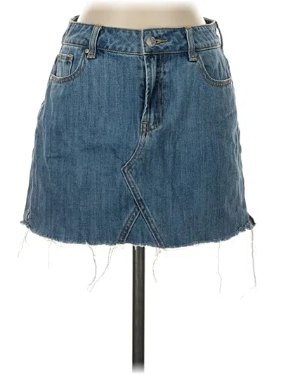 Pre-owned Pacsun Denim Skirt In Blue