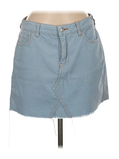 Pre-owned Pacsun Denim Skirt In Blue
