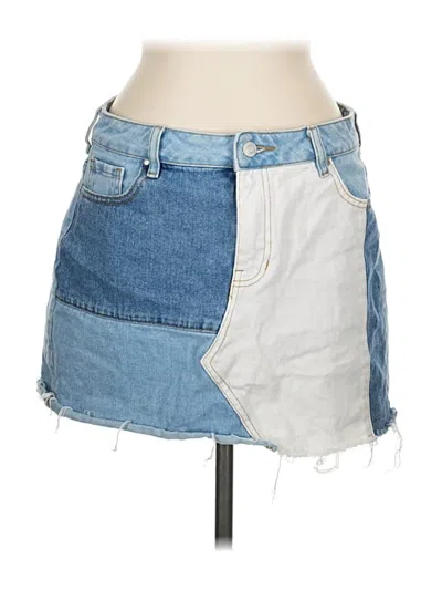 Pre-owned Pacsun Denim Skirt In Blue