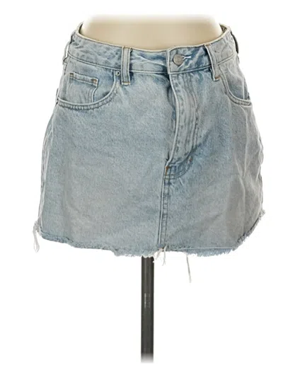 Pre-owned Pacsun Denim Skirt In Blue