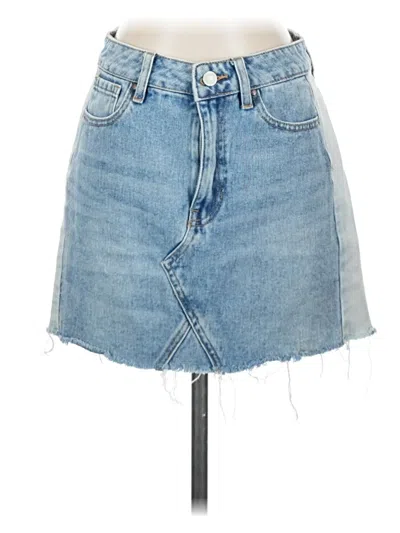 Pre-owned Pacsun Denim Skirt In Blue
