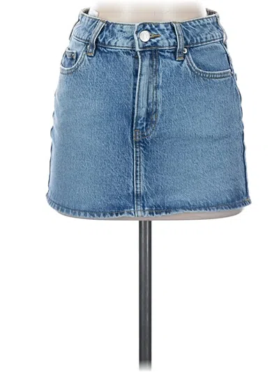 Pre-owned Pacsun Denim Skirt In Blue