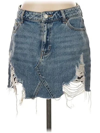 Pre-owned Pacsun Denim Skirt In Blue