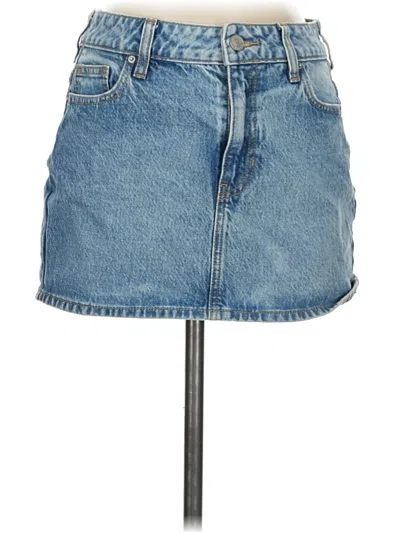 Pre-owned Pacsun Denim Skirt In Blue