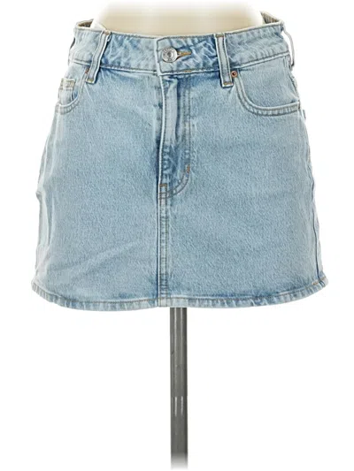 Pre-owned Pacsun Denim Skirt In Blue