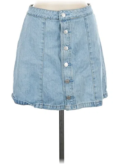 Pre-owned Pacsun Denim Skirt In Blue