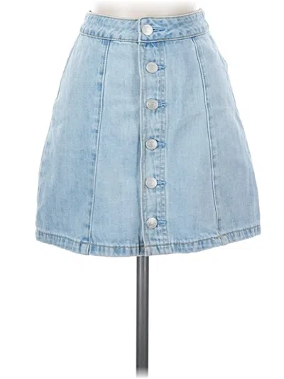Pre-owned Pacsun Denim Skirt In Blue