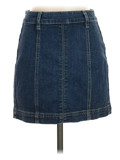 Pre-owned Pacsun Denim Skirt In Blue