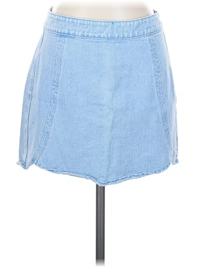 Pre-owned Pacsun Denim Skirt In Blue