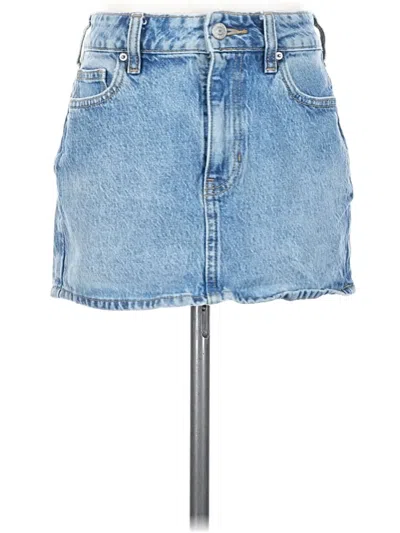 Pre-owned Pacsun Denim Skirt In Blue
