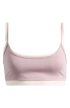 Pacsun Double Layer Active Bra In Pink