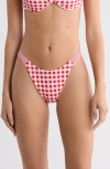 Pacsun Elise Bikini Bottoms In Red