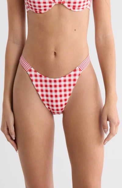 Pacsun Elise Bikini Bottoms In Red