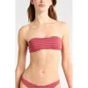 Pacsun Emily Stripe Bandeau Bikini Top