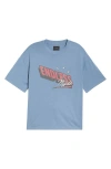 Pacsun Endless Nights Graphic T-shirt In Blue
