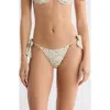 Pacsun Evelyn Tie Side Bikini Bottoms In Neutral