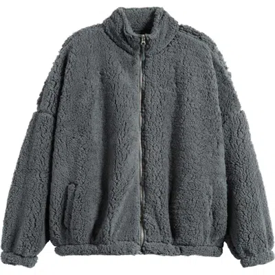 Pacsun Faux Shearling Crop Jacket