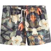 Pacsun Flores Floral Swim Trunks In Multi