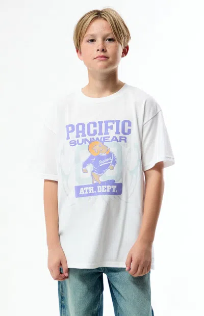 Pacsun Football Guy T-shirt In White
