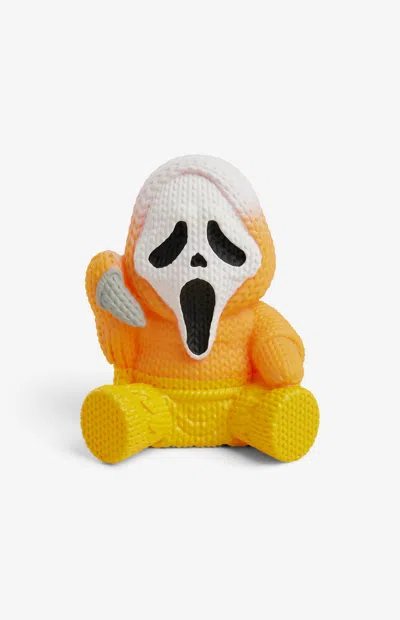 Pacsun Ghost Face Candy Corn Scented 259 Knit Series Vinyl Figure In Yellow