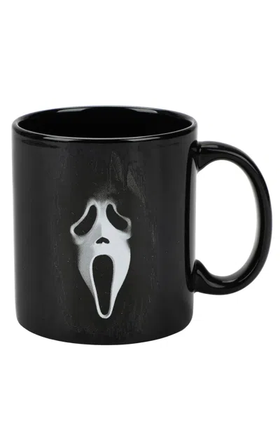 Pacsun Ghostface Horror Mask Ceramic Coffee Mug In Black
