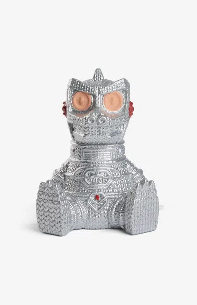 Pacsun Godzilla Mechagodzilla 340 (glitter) Knit Series Vinyl Figure In Gray