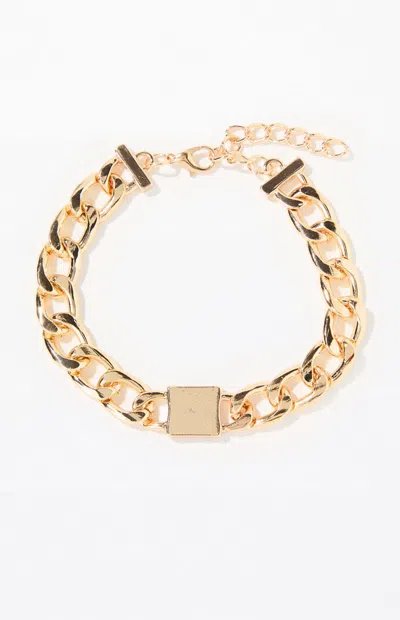Pacsun Gold Chain Link Bracelet