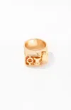Pacsun Gold Lighter Ring In Gold