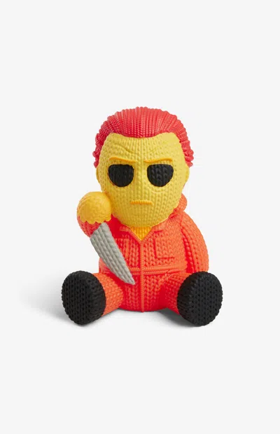 Pacsun Halloween Ii Pumpkin Orange Michael Myers 254 Knit Series Vinyl Figure In Multi
