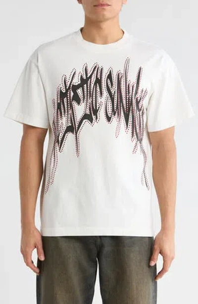 Pacsun Handstyles Embellished Graphic T-shirt In White