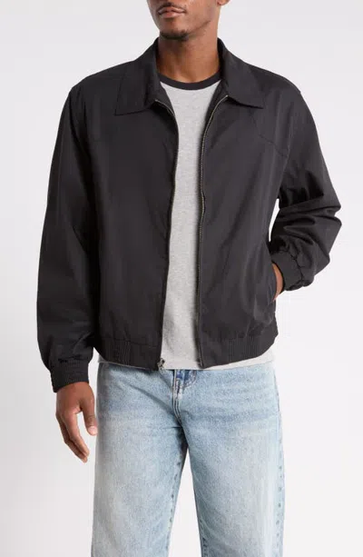 Pacsun Harrington Zip Jacket In Black
