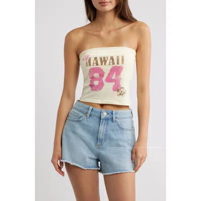 Pacsun Hawaii 84 Tube Top In White