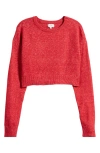 Pacsun Iris Crewneck Crop Sweater In Emboldened