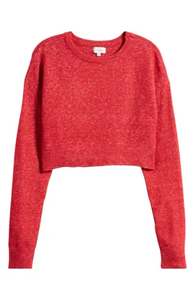 Pacsun Iris Crewneck Crop Sweater In Emboldened