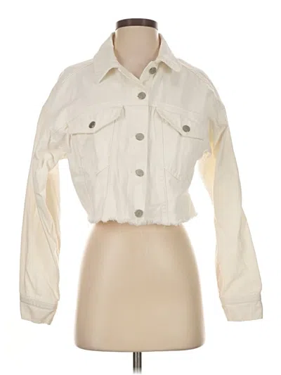 Pre-owned Pacsun Jacket In Ivory
