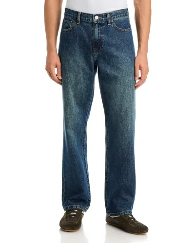 Pacsun Jair Dark Tint Relaxed Straight 32 Jeans In Dark Indigo In Multi