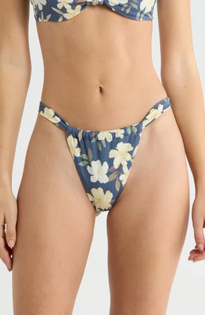 Pacsun Jamie Curtain Bikini Bottoms In Blue