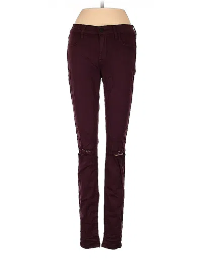 Pre-owned Pacsun Jeggings In Burgundy