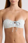 Pacsun Karly Bandeau Swim Top In Multi