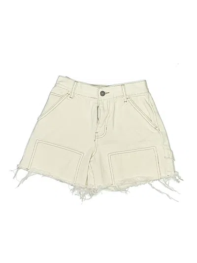 Pre-owned Pacsun Khaki Shorts In White