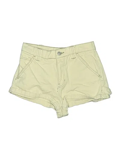 Pre-owned Pacsun Khaki Shorts In White