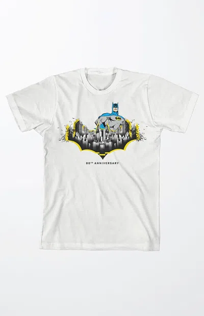 Pacsun Kids Batman 80th Anniversary T-shirt In White