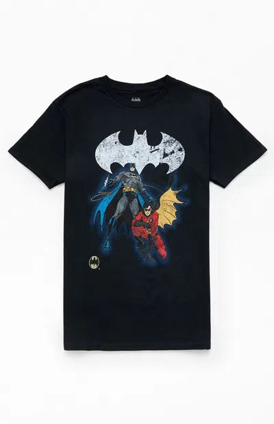 Pacsun Kids Batman & Robin Heroes Among Us T-shirt In Black